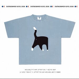 Stylish Gray Graphic Tee for Men